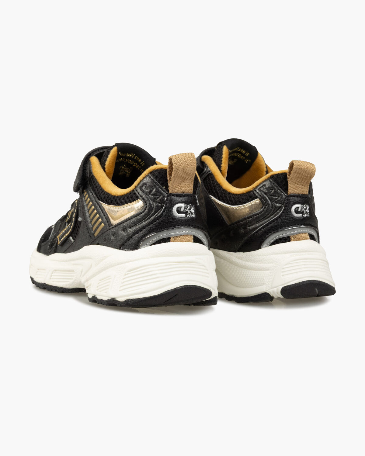 Marti Velcro, Black/Gold, hi-res